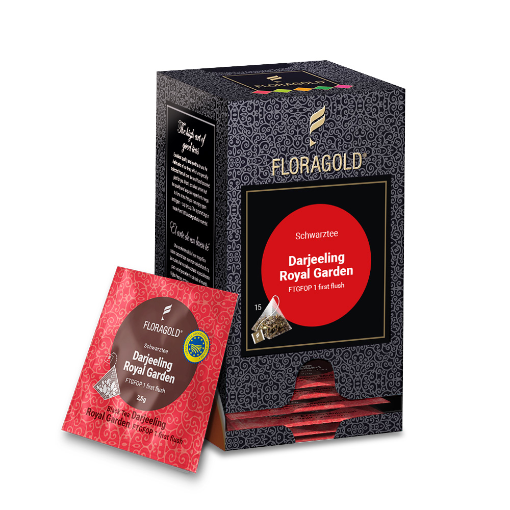 Royal Garden Darjeeling FTGFOP first Flush Pyramidenbeutel