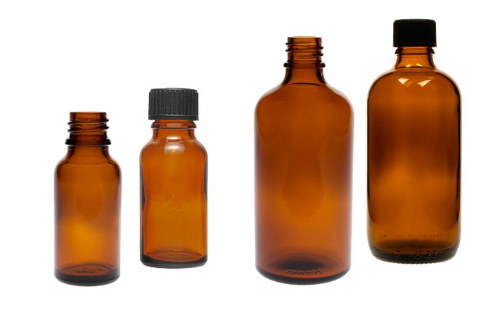 Tropfflasche Apothekerflasche braun