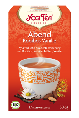 Yogi-Abend-Rooibos-Vanille Abend Rooibos Vanille Tee Aufgussbeutel bio
