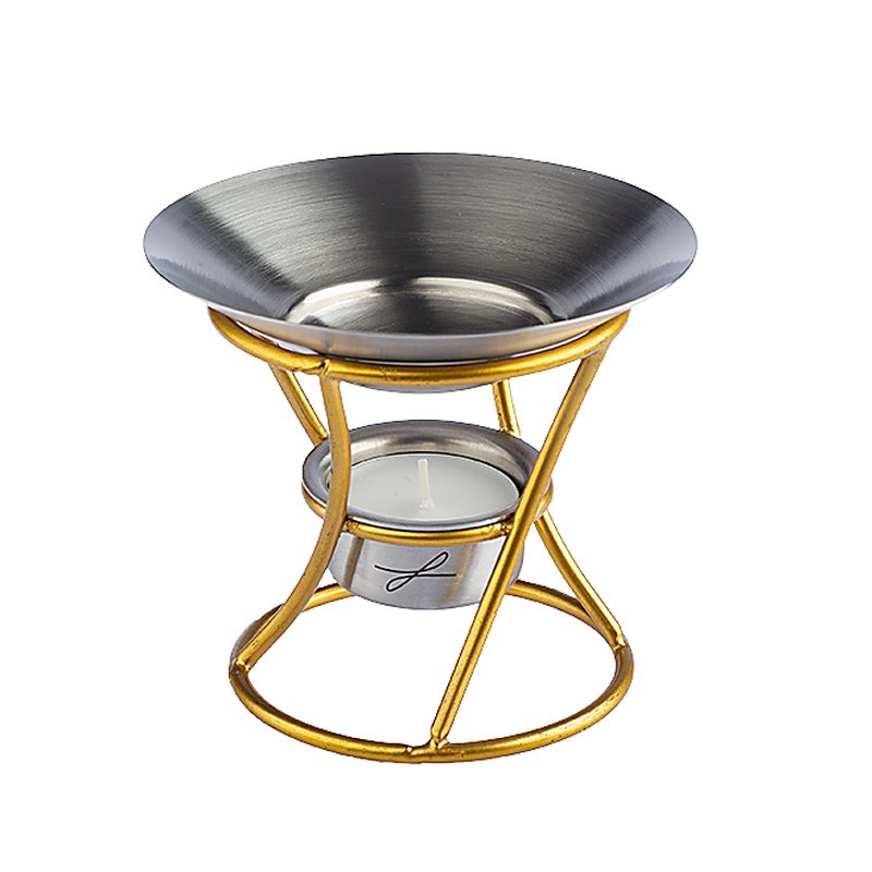 duftlampe-gold Duftlampe Gold satiniert
