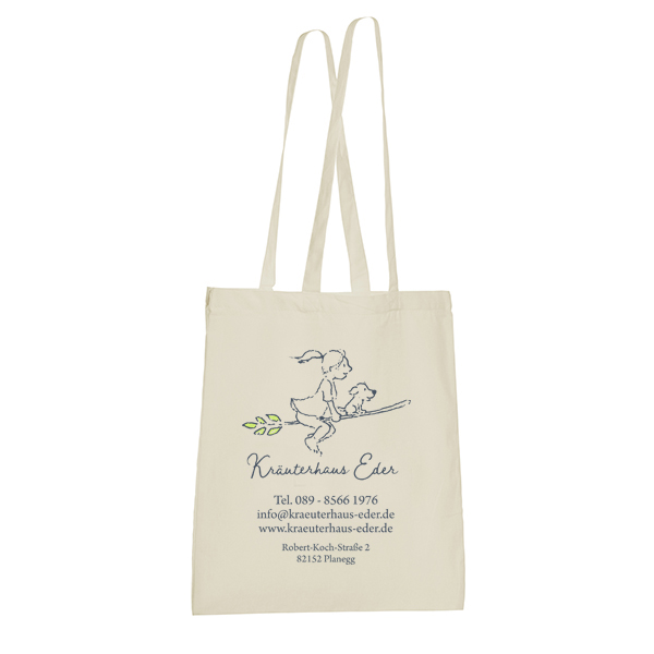 Baumwoll-Einkaufstasche "Grüner Zweig"