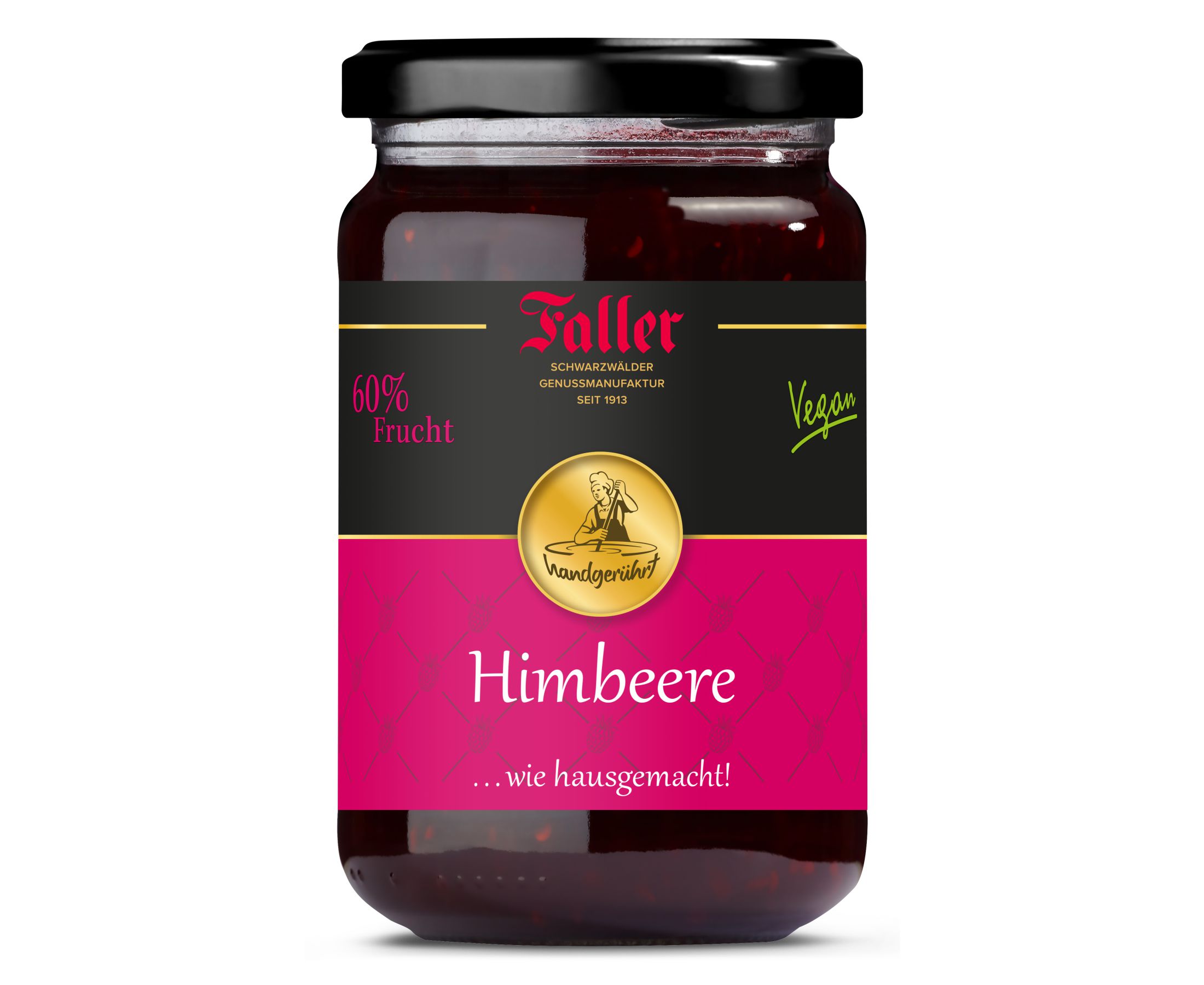 Himbeere_353303306048001_EAN_4033301213912_330g_WEB_0001 Himbeer Konfitüre extra