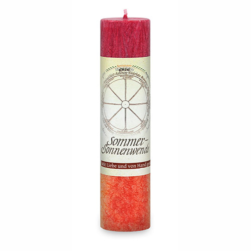 Sommer-Sonnenwende Sommersonnenwende - Heilkräuter Kerze