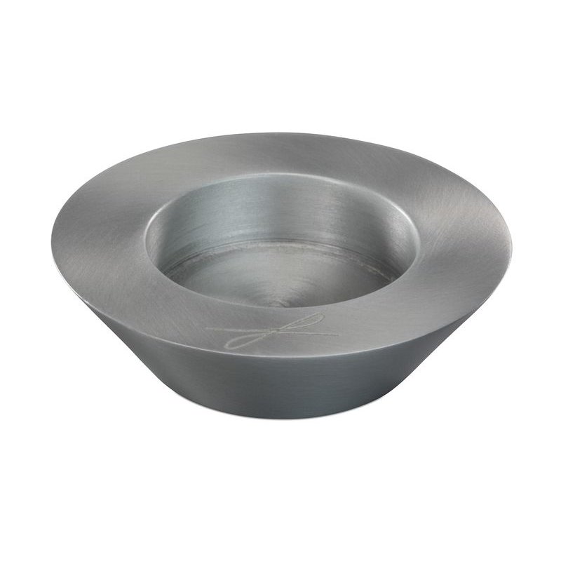 kerzenleuchter-Schale-Silber Kerzenleuchter "Schale" 5cm Silber