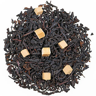 English-Caramel Karamel aromatisierte Schwarztee Mischung