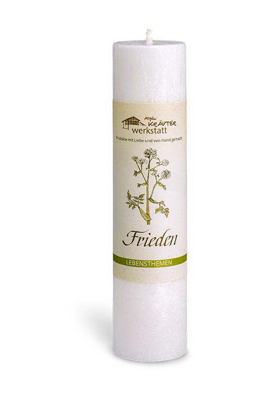 frieden_33_18x28cm_72dpi Frieden - Heilkräuter Kerze