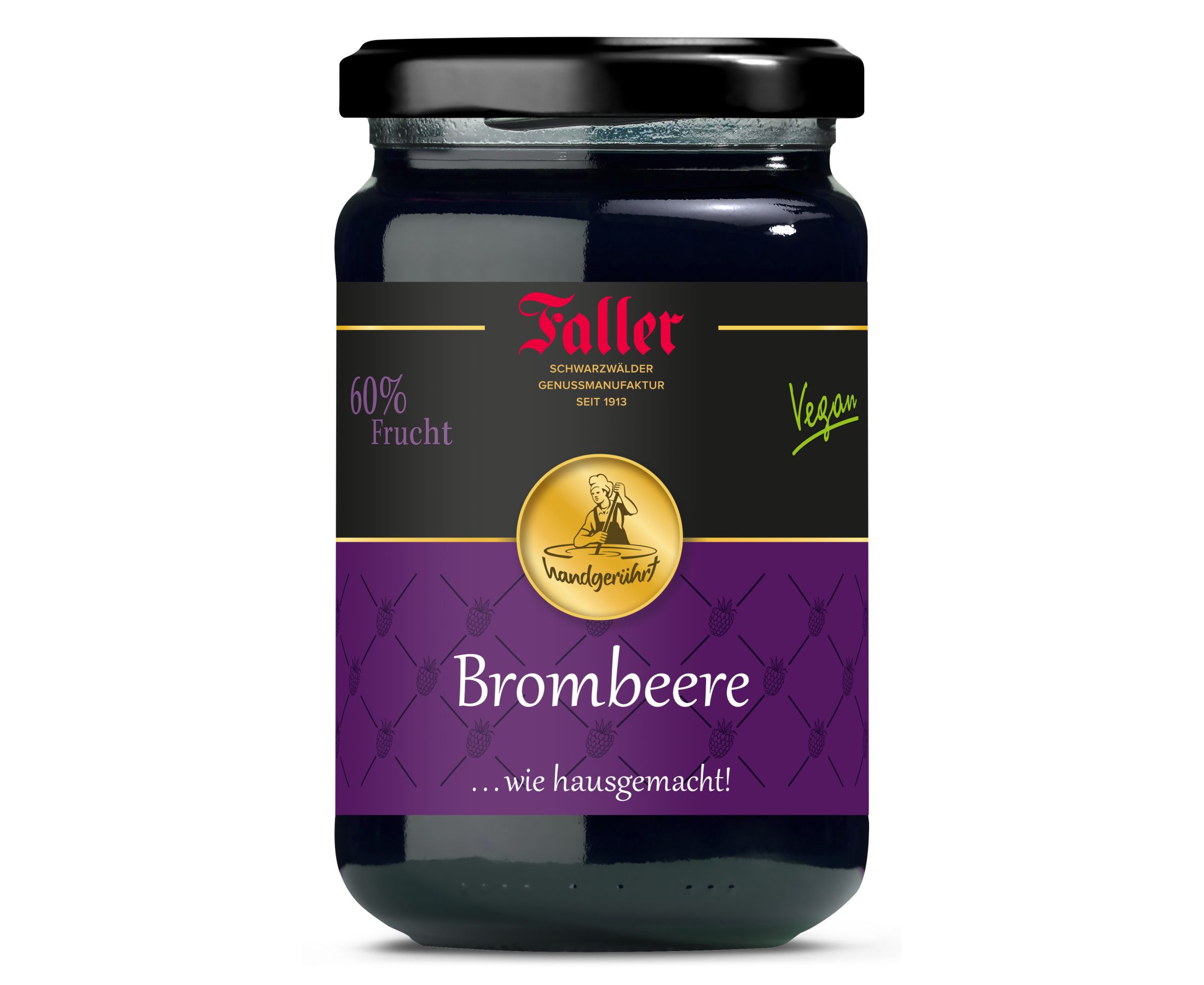Brombeere_112403306018001_EAN_4033301213790_330g_WEB_0001 Brombeer Konfitüre extra