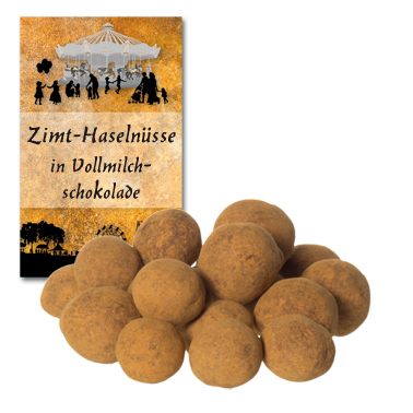 Zimt-Haseln-sse Zimt-Haselnüsse  in Vollmilchschokolade